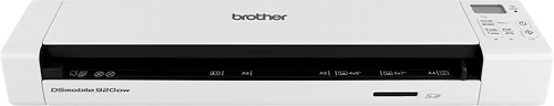 Brother - DS-920DW Wireless Duplex Mobile Color Page Scanner - White