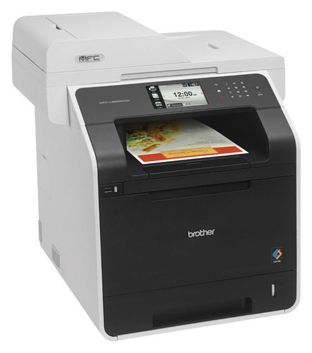 Brother - MFC-L8850CDW Wireless Color All-In-One Printer - White