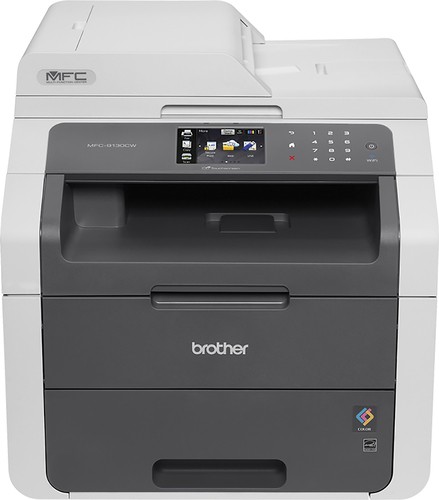 Brother - MFC-9130CW Color Wireless Laser Printer - Gray