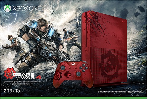 Microsoft - Xbox One S 2TB Console Gears of War 4 Limited Edition Bundle