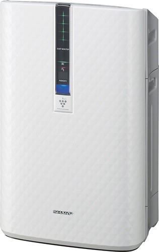 Sharp - Plasmacluster Ion Air Purifier with Humidifier - White