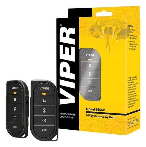 Viper - 1-Way Remote Transmitters (2-Pack) - Black