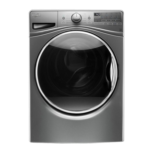 Whirlpool - 4.2 Cu. Ft. 12-Cycle High-Efficiency Front Load Washer - Chrome Shadow