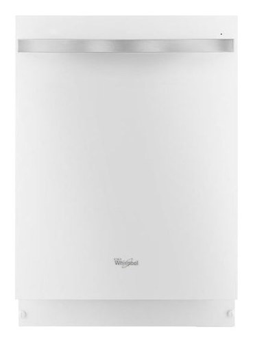 Whirlpool - Gold 24" Built-In Dishwasher with Stainless Steel Tub - White Ice