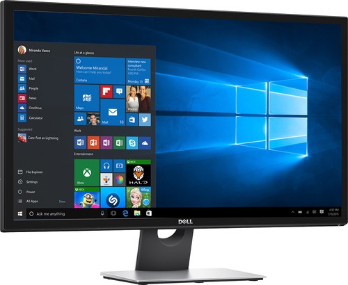 Dell - 28" LED 4K UHD Monitor - Black