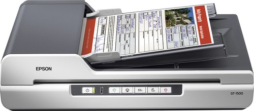 Epson - WorkForce GT-1500 Document Scanner - Gray