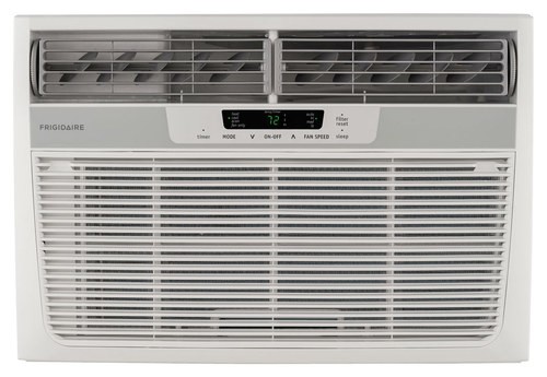 Frigidaire - 12,000 BTU In-Wall/Window Air Conditioner and 11,000 BTU Heater - White