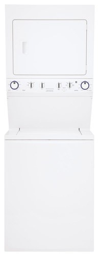 Frigidaire - 3.8 Cu. Ft. 9-Cycle Washer and 5.5 Cu. Ft. 9-Cycle Dryer Gas Laundry Center - Classic White