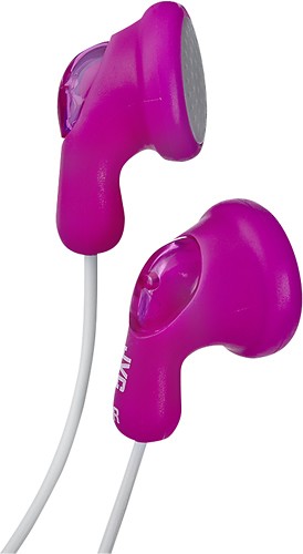 JVC - Gumy Earbud Headphones - Pink