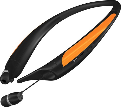LG - Tone Active Wireless Stereo Headset - Orange