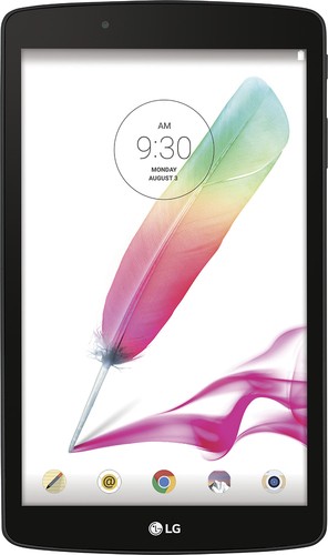 LG - G Pad F 8.0 - 8" - Tablet - 16GB - Wi-Fi + 4G LTE AT&T - Titan Black