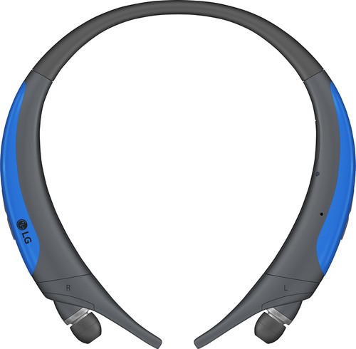 LG - TONE Active HBS-850 Bluetooth Headset - Gray, Blue