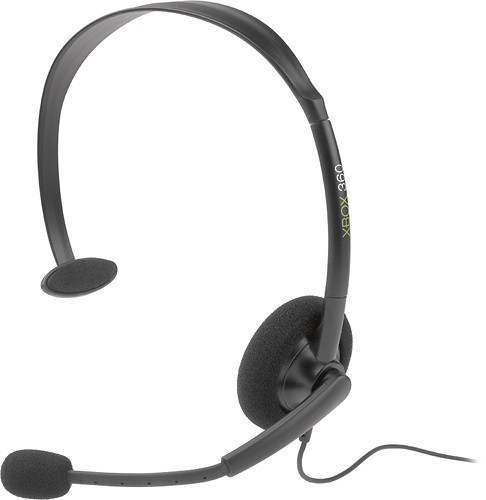 Microsoft - Headset for Xbox 360 - Black