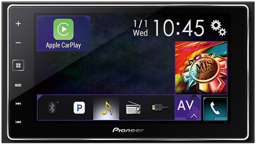 Pioneer - 6.2" - Built-In Bluetooth - Apple® iPod®-Ready - In-Dash Receiver - Black