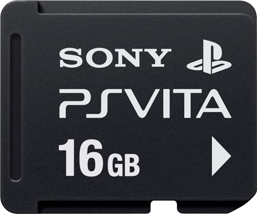 Sony - 16GB Memory Card for PlayStation Vita - Black