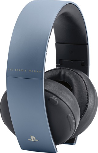 Sony - Uncharted 4 Limited Edition Gold Wireless 7.1 Headset - Gray Blue