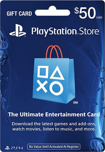 Sony - $50 PlayStation Network Card